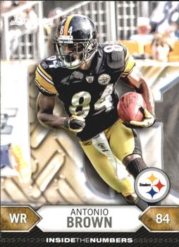 2012 Bowman - Inside the Numbers #ITN-ABR Antonio Brown Front