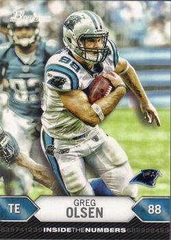 2012 Bowman - Inside the Numbers #ITN-GO Greg Olsen Front