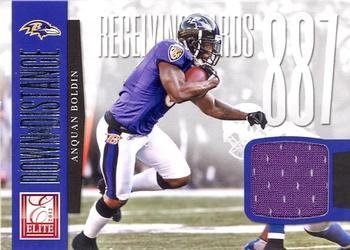 2012 Panini Elite - Down and Distance Jerseys #3 Anquan Boldin Front