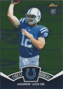 2012 Finest - Moments #FM-AL Andrew Luck Front