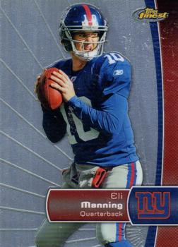 2012 Finest - Refractors #100 Eli Manning Front