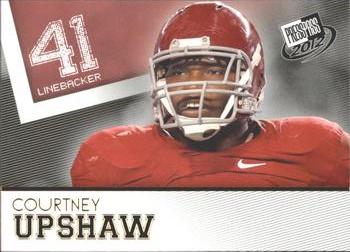 2012 Press Pass - Gold #47 Courtney Upshaw Front