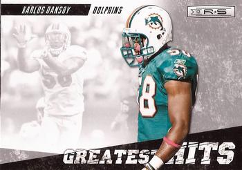 2012 Panini Rookies & Stars - Greatest Hits #12 Karlos Dansby Front