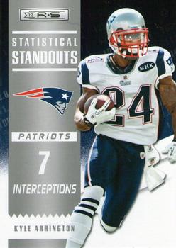 2012 Panini Rookies & Stars - Statistical Standouts #16 Kyle Arrington Front