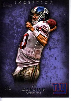 2012 Topps Inception - Purple #60 Eli Manning Front