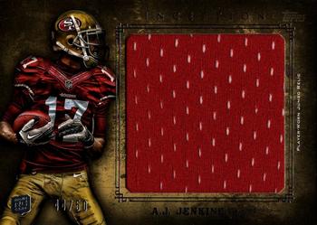 2012 Topps Inception - Rookie Relics Jumbo Swatch Gold #JR-AJJ A.J. Jenkins Front