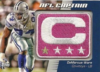 2012 Topps - NFL Captains Patches Pink #NCP-DW DeMarcus Ware Front