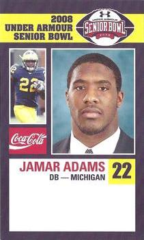 2008 Senior Bowl #NNO Jamar Adams Front