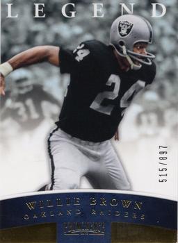 2012 Panini Prominence - Gold #150 Willie Brown Front