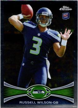 2012 Topps Chrome #40a Russell Wilson Front