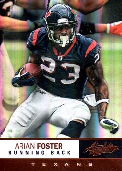 2012 Panini Absolute #17 Arian Foster Front