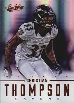 2012 Panini Absolute #117 Christian Thompson Front