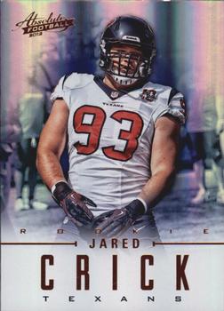 2012 Panini Absolute #145 Jared Crick Front