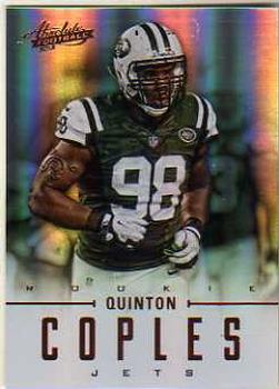 2012 Panini Absolute #177 Quinton Coples Front