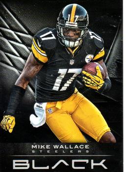 2012 Panini Black #14 Mike Wallace Front