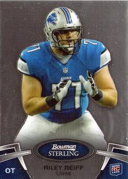 2012 Bowman Sterling #3 Riley Reiff Front