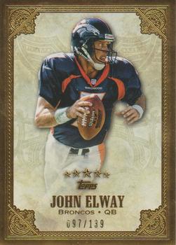 2012 Topps Five Star #30 John Elway Front