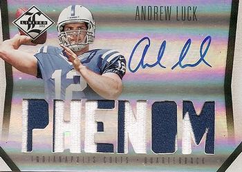 2012 Panini Limited #201 Andrew Luck Front