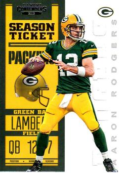 2012 Panini Contenders #35 Aaron Rodgers Front