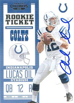 2012 Panini Contenders #201 Andrew Luck Front