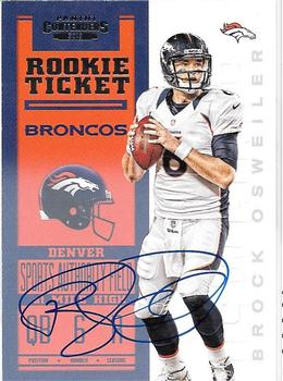 2012 Panini Contenders #207 Brock Osweiler Front