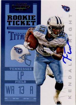 2012 Panini Contenders #209 Kendall Wright Front