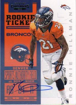 2012 Panini Contenders #224 Ronnie Hillman Front