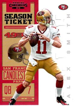 2012 Panini Contenders #82 Alex Smith Front