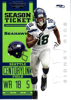 2012 Panini Contenders #88 Sidney Rice Front
