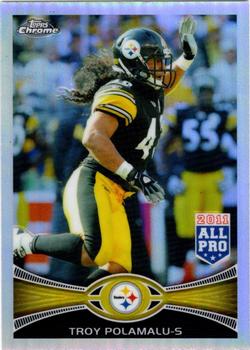 2012 Topps Chrome - Refractors #125 Troy Polamalu Front