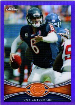 2012 Topps Chrome - Purple Refractors #7 Jay Cutler Front