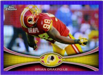 2012 Topps Chrome - Purple Refractors #8 Brian Orakpo Front