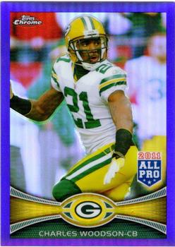 2012 Topps Chrome - Purple Refractors #58 Charles Woodson Front