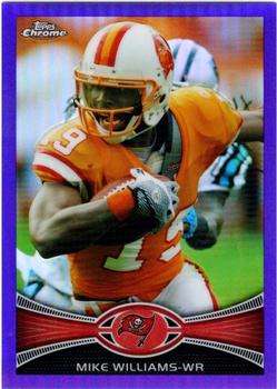 2012 Topps Chrome - Purple Refractors #84 Mike Williams Front