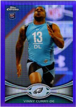 2012 Topps Chrome - Purple Refractors #131 Vinny Curry Front