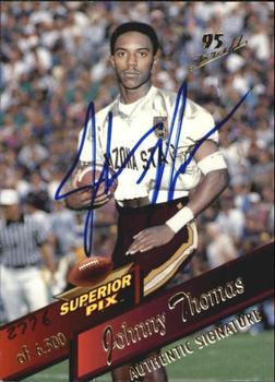 1995 Superior Pix - Autographs #32 Johnny Thomas Front