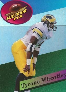 1995 Superior Pix - Instant Impact #3 Tyrone Wheatley Front