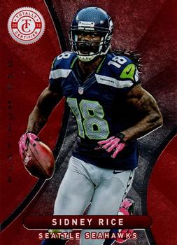 2012 Panini Totally Certified #69 Sidney Rice Front
