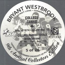 1997 King B Discs #5 Bryant Westbrook Back