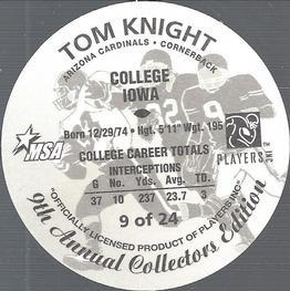 1997 King B Discs #9 Tom Knight Back