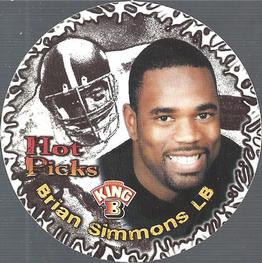 1998 King B Discs #12 Brian Simmons Front