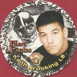 1998 King B Discs #19 Keith Brooking Front