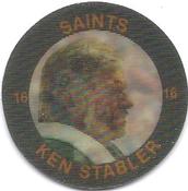 1984 7-Eleven Super Star Sports Coins: East Region #VII D Ken Stabler Front