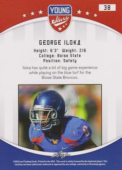2012 Leaf Young Stars #38 George Iloka Back