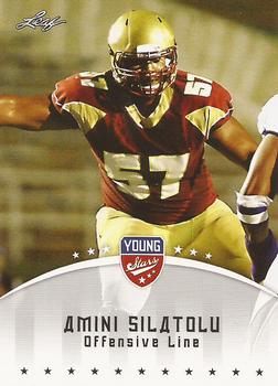 2012 Leaf Young Stars #5 Amini Silatolu Front