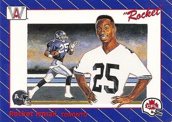1991 All World CFL French #1 Rocket Ismail Front