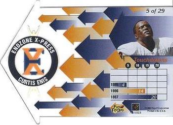 1998 Playoff Momentum SSD Hobby - Endzone X-press #5 Curtis Enis Back