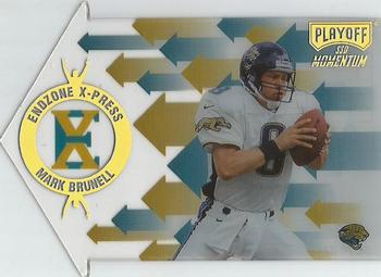 1998 Playoff Momentum SSD Hobby - Endzone X-press #12 Mark Brunell Front