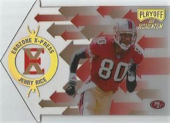 1998 Playoff Momentum SSD Hobby - Endzone X-press #25 Jerry Rice Front
