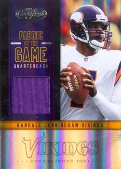 2012 Panini Certified - Fabric of the Game #35 Randall Cunningham Front